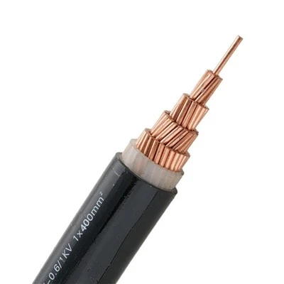 11kv 3 Cable Pŵer Tanddaearol Craidd XLPE Hyblyg 0 Awg Cebl Pŵer OFC
