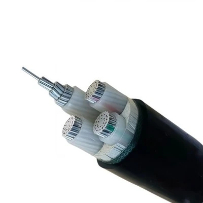 YJLV PVC Alwminiwm Craidd Wire Awyr Agored XLPE cebl pŵer tanddaearol wedi'i inswleiddio 0.6/1kv