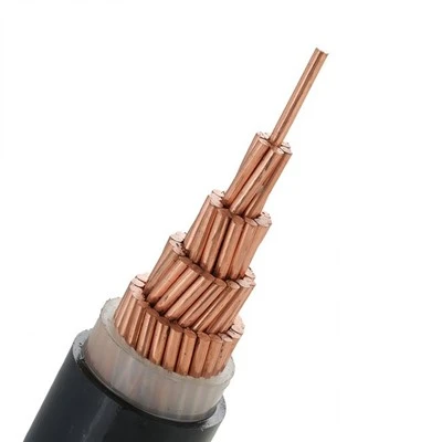YJV XLPE Inswleiddiedig PVC Cebl Craidd Sengl Diwydiannol Copr Pur Craidd Cable Pŵer Foltedd Isel